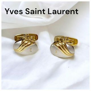 イヴサンローラン(Yves Saint Laurent)のイヴ・サンローラン ゴールド カフスボタン パーティー ビジネス(カフリンクス)