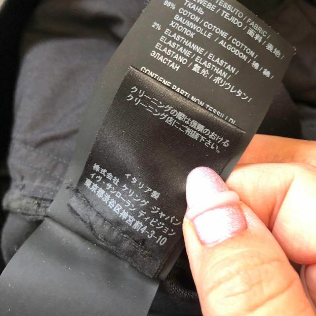 サンローランパリ メンズ パンツ サイズM ブラック