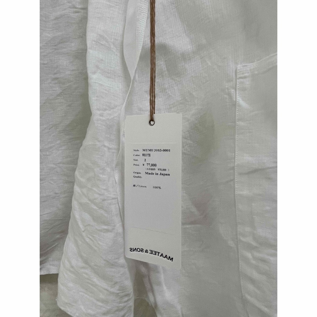 新品未使用 MAATEE&SONS 極上LINEN薄 新品未使用 MAATEE&SONS 極上LINEN薄