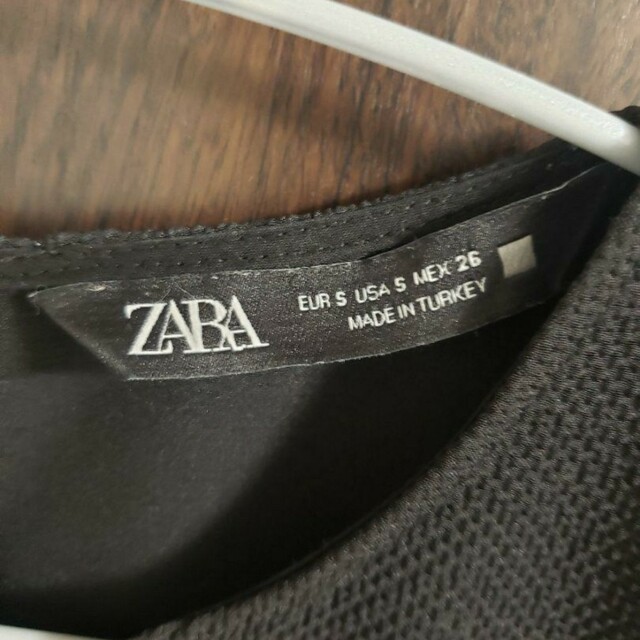 ZARA(ザラ)のZARA プリーツ切り替えトップス レディースのトップス(カットソー(長袖/七分))の商品写真