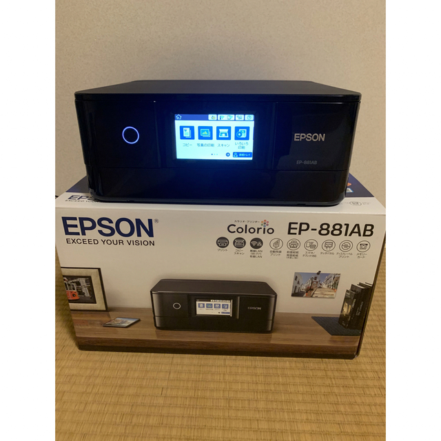 EPSON - エプソン インクジェットプリンター複合機 EP-881ABの通販 by ...