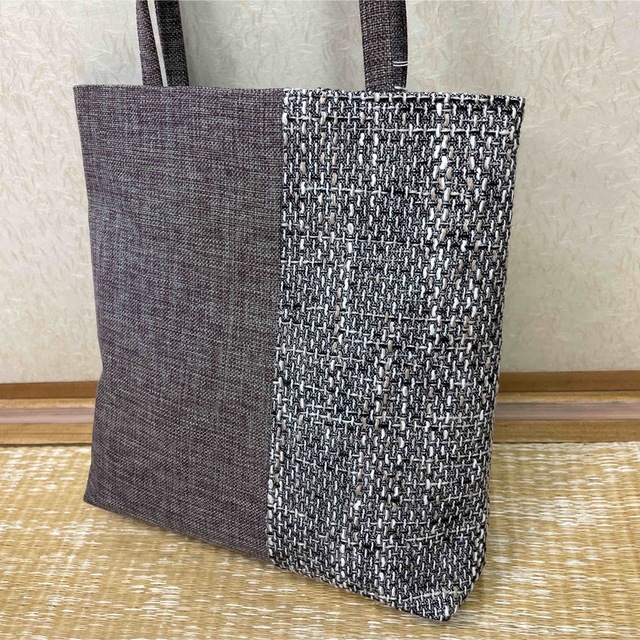 新品 ハンドバッグ トートバッグ 和装バッグ 夏用 麻 リネン 紬 小紋 着物