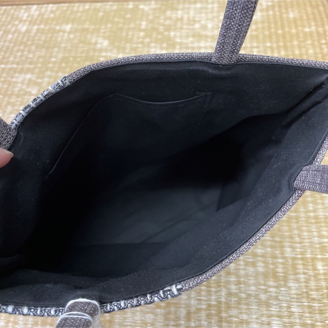 新品 ハンドバッグ トートバッグ 和装バッグ 夏用 麻 リネン 紬 小紋 着物