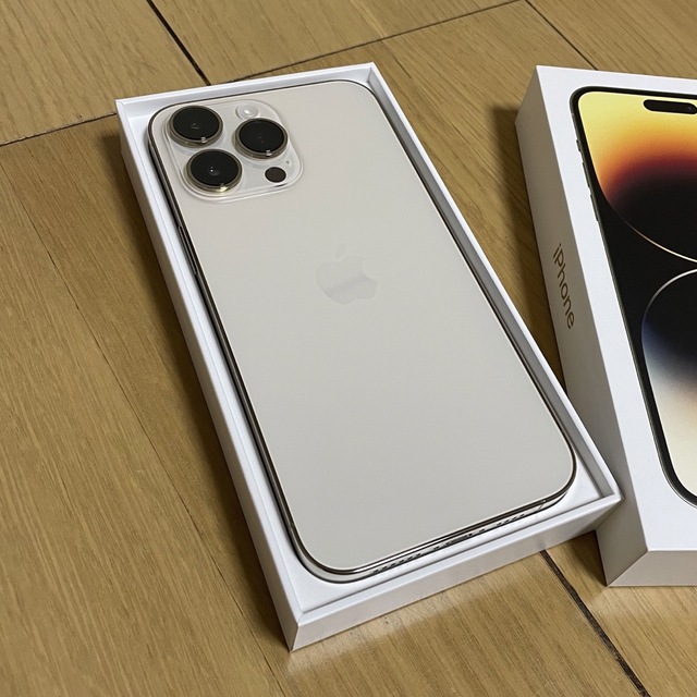 iPhone 14 pro max 128G ゴールド(使用美品)