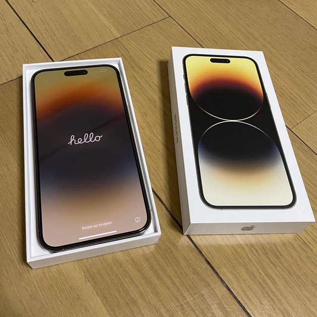 Apple(アップル)のiPhone 14 pro max 128G ゴールド(使用美品) スマホ/家電/カメラのスマートフォン/携帯電話(スマートフォン本体)の商品写真