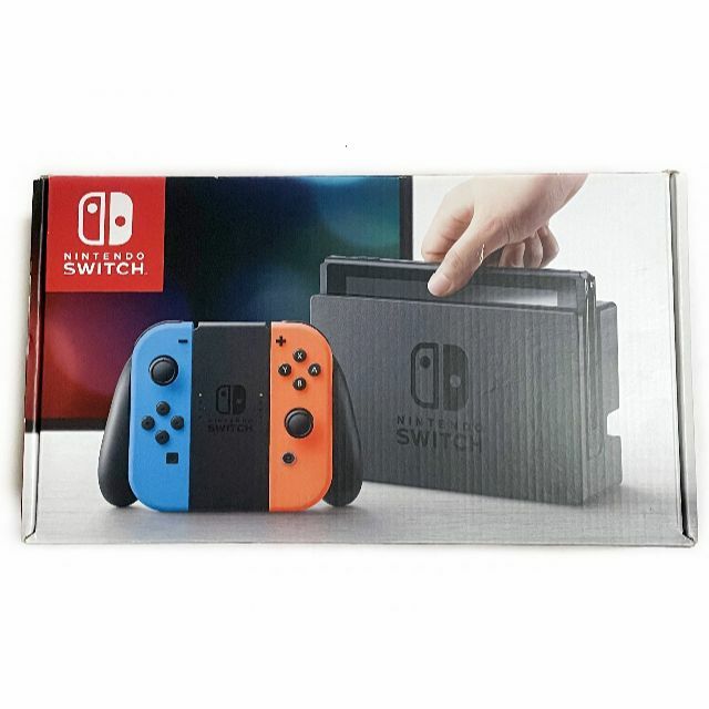 美品 NINTENDO 任天堂 スイッチ Switch ブルー レッド 動作〇