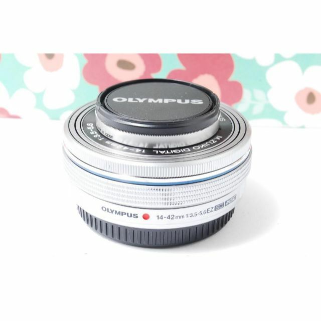 OLYMPUS(オリンパス)の❤電動ズーム❤️オリンパス 14-42mm EZ❤パンケーキレンズ❤大人気❤ スマホ/家電/カメラのカメラ(ミラーレス一眼)の商品写真