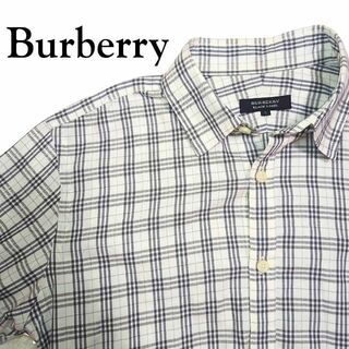 バーバリーブラックレーベル(BURBERRY BLACK LABEL)のBurberry Black Label 半袖シャツ ノバチェック Mサイズ(シャツ)