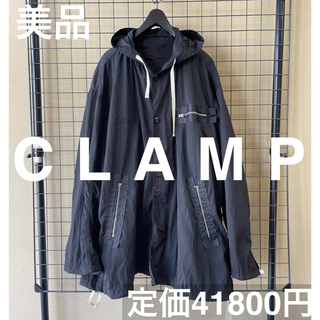 美品　CLAMP クランプ　COAT-07  ナイロン　コート　size1 黒