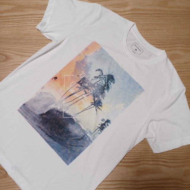 QUIKSILVER(クイックシルバー)の【即日発送】美品。QUIK SILVER プリント半袖カットソー メンズのトップス(Tシャツ/カットソー(半袖/袖なし))の商品写真