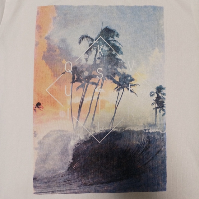 QUIKSILVER(クイックシルバー)の【即日発送】美品。QUIK SILVER プリント半袖カットソー メンズのトップス(Tシャツ/カットソー(半袖/袖なし))の商品写真