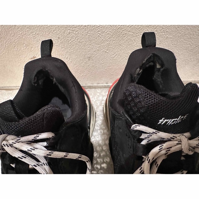 BALENCIAGA TRIPLE S NOIR 42 イタリア製