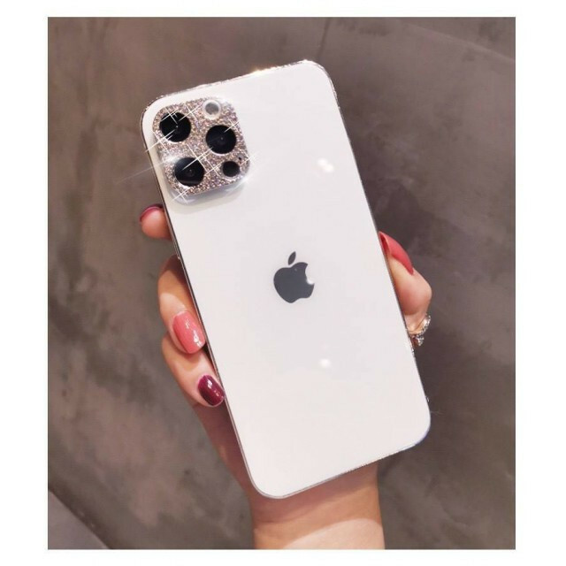 ☆iPhone13Pro ProMaxゴールド デコフレーム カメラレンズカバー カバー iPhone13 13miniレンズカバー ピンクゴールド 保護 デコフレーム