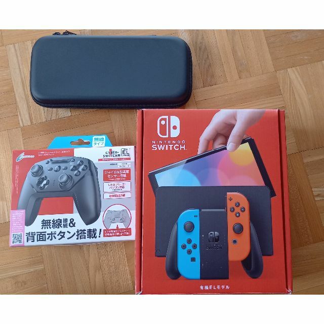 エンタメ/ホビーNintendo Switch本体有機EL JCネオン セット売り