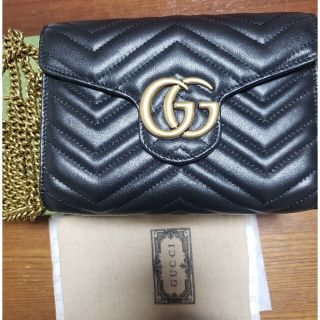 グッチ(Gucci)の新品未使用！GUCCIグッチキルティングGGマーモントチェーンウォレット(ショルダーバッグ)