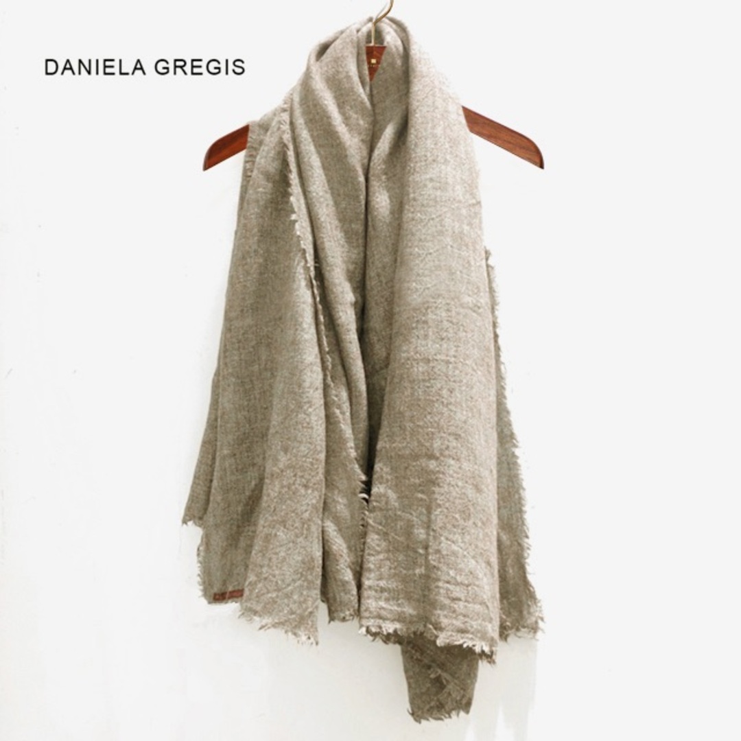 新品 DANIELA GREGIS✨ダニエラグレジス 麻 リネン 大判ストール