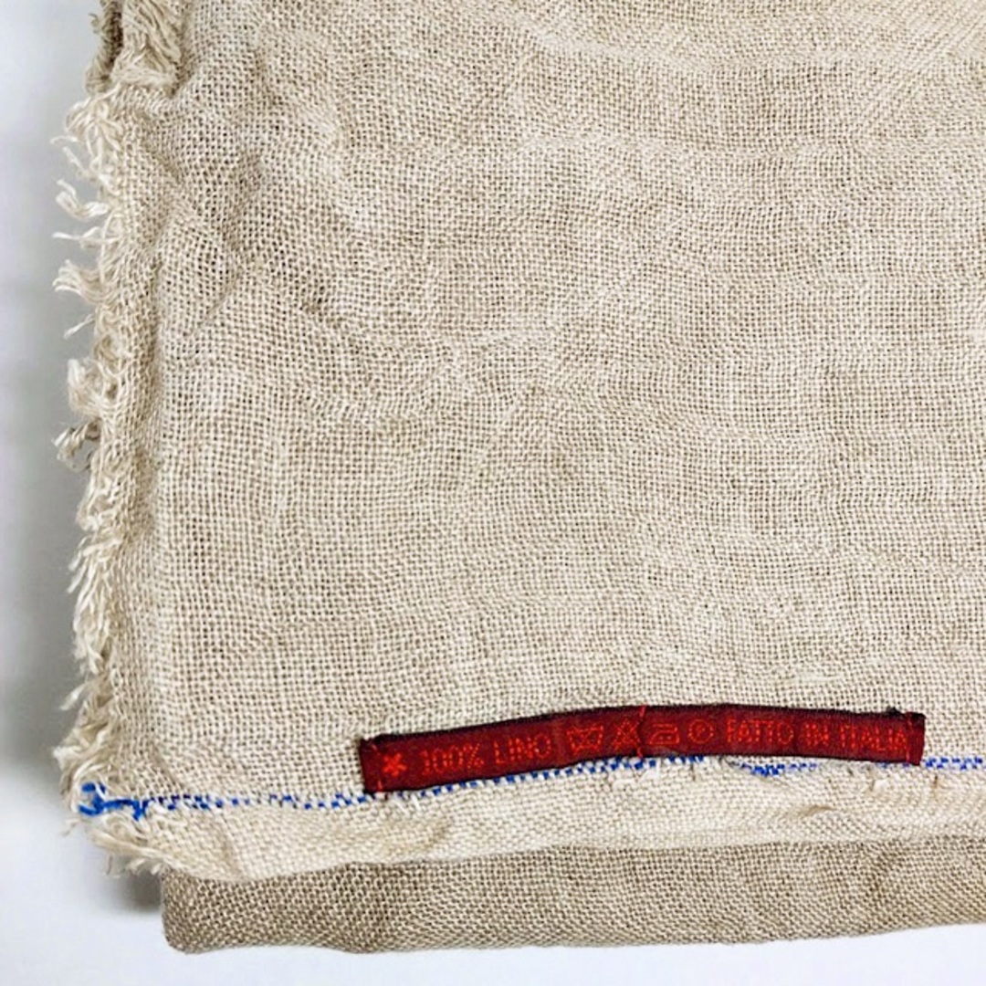 新品 DANIELA GREGIS✨ダニエラグレジス 麻 リネン 大判ストール 新品 DANIELA GREGIS✨ダニエラグレジス 麻 リネン 大判ストール