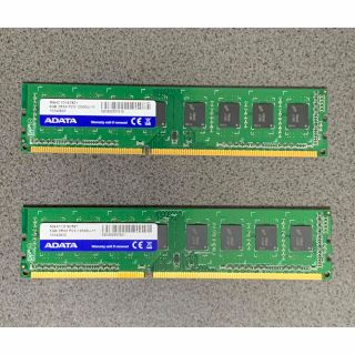 デスクトップ PC用メモリ DDR3L 1600 8GB×2枚 動作確認済み(PCパーツ)