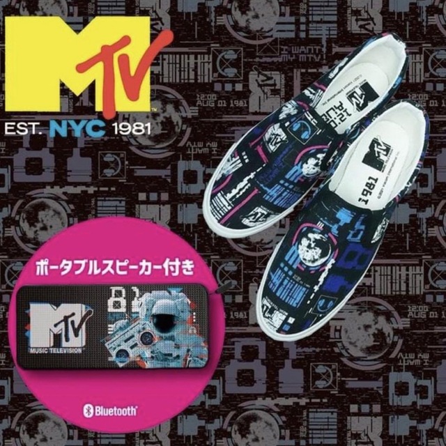 MTV スリッポン オリジナルスピーカー付き