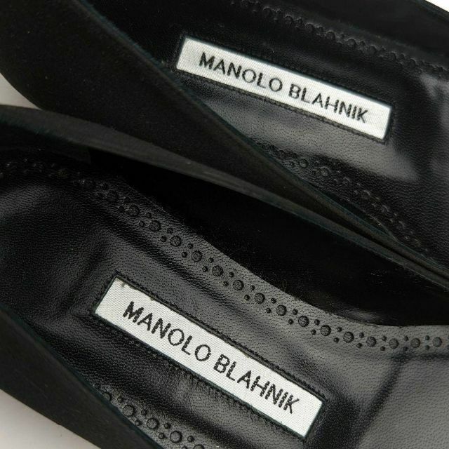 マノロブラニクMANOLO BLAHNIKルルムフラットパンプス