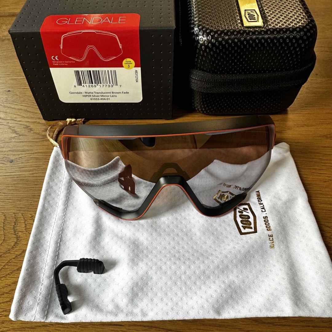 車・バイク・自転車新品未使用100% Glendale Brown Fade サングラス 車・バイク・自転車新品未使用100% Glendale Brown Fade サングラス