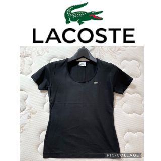 ラコステ(LACOSTE)のご専用★美品LACOSTEラコステワンポイントTシャツ38黒ブラックNIKE(Tシャツ(半袖/袖なし))