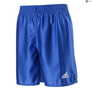 【新品】adidas アディダス サッカーゲームパンツ ジュニア 青　160(ウェア)