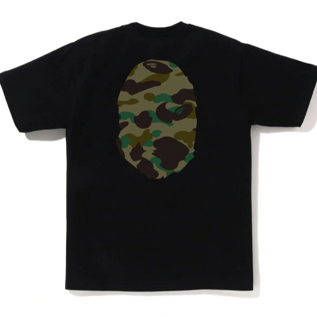 A BATHING APE(アベイシングエイプ)の【新品未開封】A BATHING APE 黒Tシャツ メンズのトップス(Tシャツ/カットソー(半袖/袖なし))の商品写真