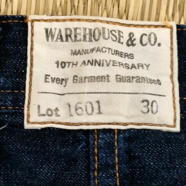 【超希少・美品】ウエアハウス 10周年記念 1601 W30 フルレングス