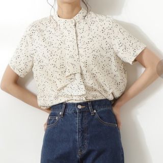 エヌナチュラルビューティーベーシック(N.Natural beauty basic)のN.NaturalBeautyBasic　ボウタイ風半袖ブラウス(シャツ/ブラウス(半袖/袖なし))