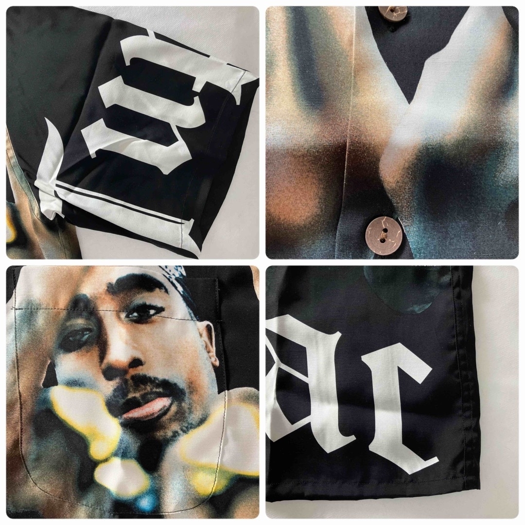 【WACKOMARIA】①TUPAC SHIRT/新品タグ付/送料込