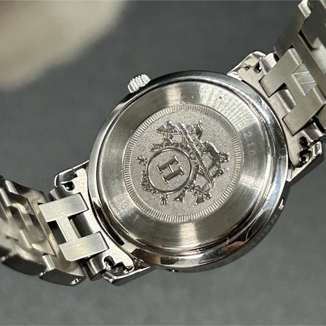 Hermes(エルメス)のHERMES エルメス　腕時計　クリッパー　ピンク　文字盤　CL4.210 美品 レディースのファッション小物(腕時計)の商品写真
