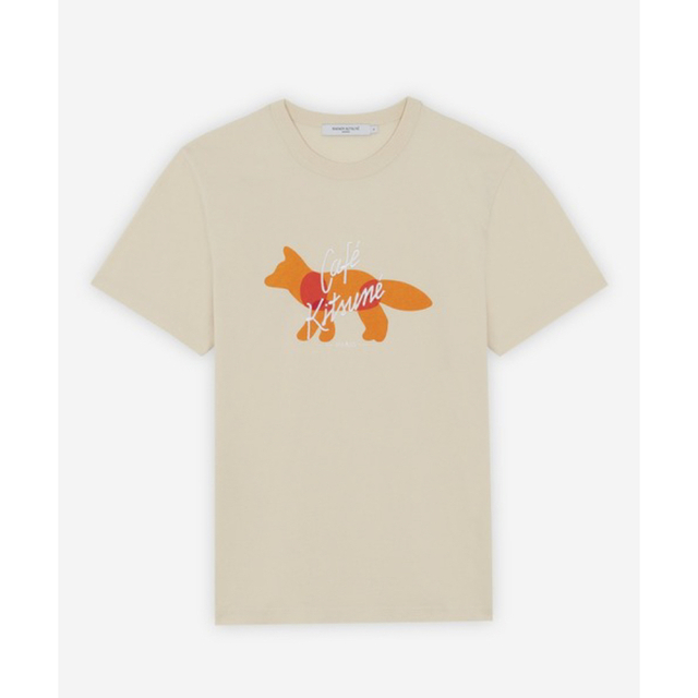 フォックスカフェtシャツ　Maison Kitsune メゾンキツネ　カットソー