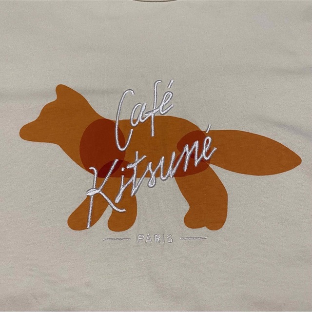 MAISON KITSUNE'(メゾンキツネ)のフォックスカフェtシャツ　Maison Kitsune メゾンキツネ　カットソー メンズのトップス(Tシャツ/カットソー(半袖/袖なし))の商品写真