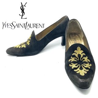 イヴサンローラン(Yves Saint Laurent)のYSL イヴサンローラン パンプス スエード 23cm 36(ハイヒール/パンプス)