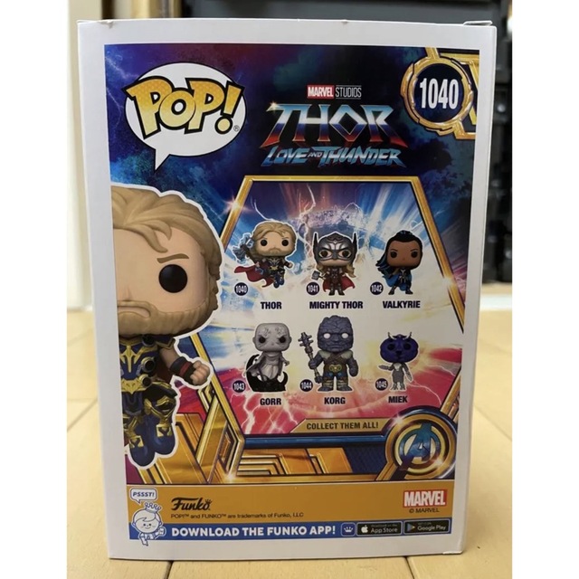 FUNKO POP! ソー ラブ&サンダー クリスヘムズワース サイン入り-