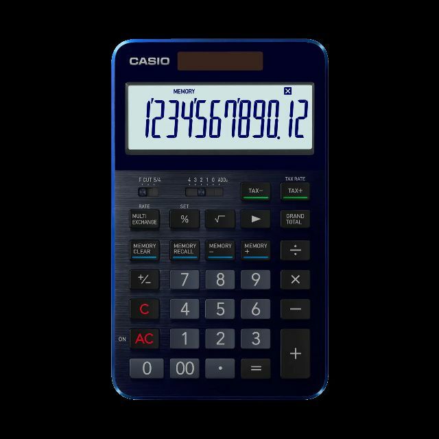 新品未使用 CASIO プレミアム電卓 S100 S100-BU hairtricandlashility.com