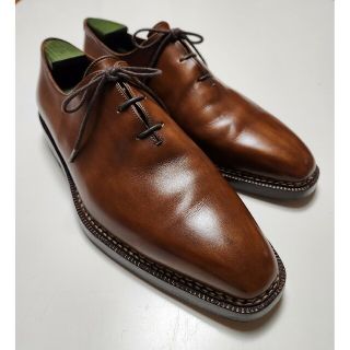 ベルルッティ(Berluti)の【美品】Berluti　アレッサンドロ　ノルベジェーゼ　茶　パティーヌ　10(ドレス/ビジネス)