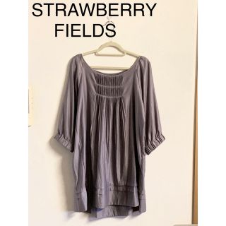 ストロベリーフィールズ(STRAWBERRY-FIELDS)のストロベリーフィールズ  チュニック グレージュ(チュニック)