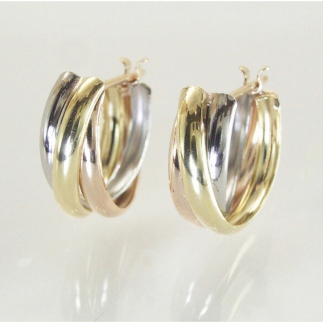 最安値❣️PT900 K18 K18PG プラチナ フープピアス - ピアス