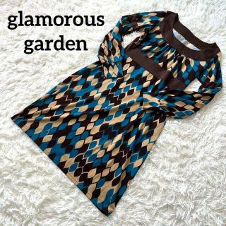 グラマラスガーデン(GLAMOROUS GARDEN)のglamorous garden グラマラスガーデン　ワンピース　総柄(ひざ丈ワンピース)