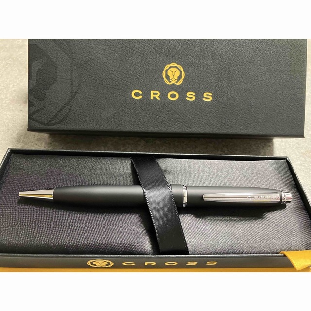 CROSS - 新品！CROSSボールペン 箱入り シルバー マットブラックの通販