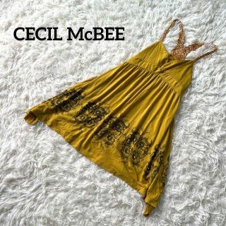 セシルマクビー(CECIL McBEE)のCECIL McBEE セシルマクビー　マスタード　キャミソール　トップス(キャミソール)