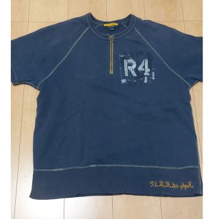 ポロラグビー(POLO RUGBY)のRALPH LAUREN RUGBY 半袖スウェット　ネイビー　L(Tシャツ/カットソー(半袖/袖なし))