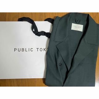PUBLIC TOKYO - public tokyo セットアップ ダークグリーンの通販|ラクマ