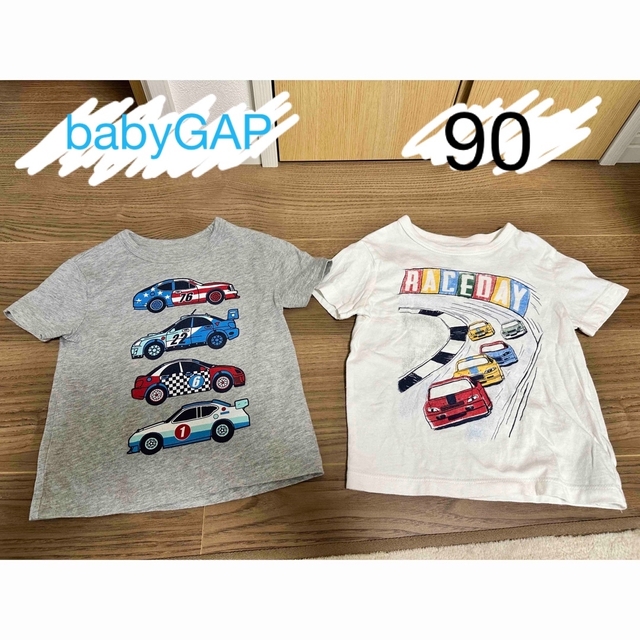 babyGAP(ベビーギャップ)のベビーギャップ Tシャツ 90 キッズ/ベビー/マタニティのキッズ服男の子用(90cm~)(Tシャツ/カットソー)の商品写真