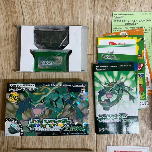 完品】ポケットモンスター ゲームボーイアドバンス 5点セット-