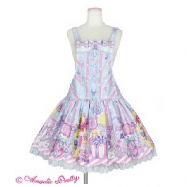 Angelic pretty toy doll box サロペット　サックス