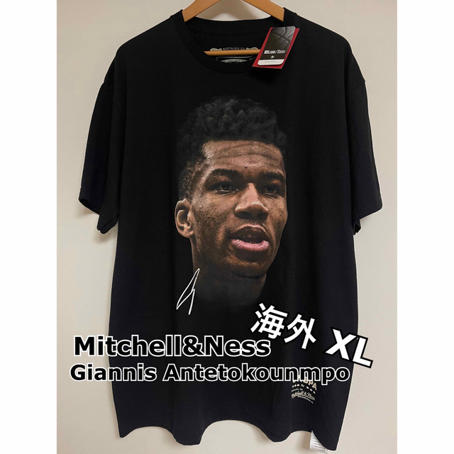 【新品】Mitchell&Ness  Giannis  Tシャツ(海外 XL)