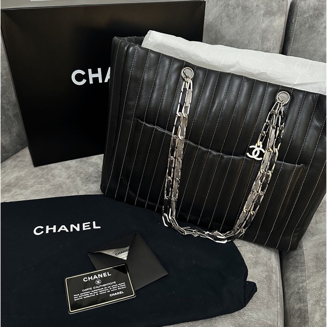 【CHANEL】美品　マドモアゼル　ショルダートートバッグバッグ